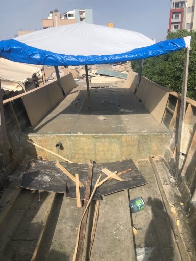 TourVessels – Rough hull construction TourVessels rough hull construction – raw fiberglass taking shape. 10m to 25m.